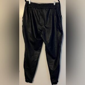 Spanx leather-like joggers